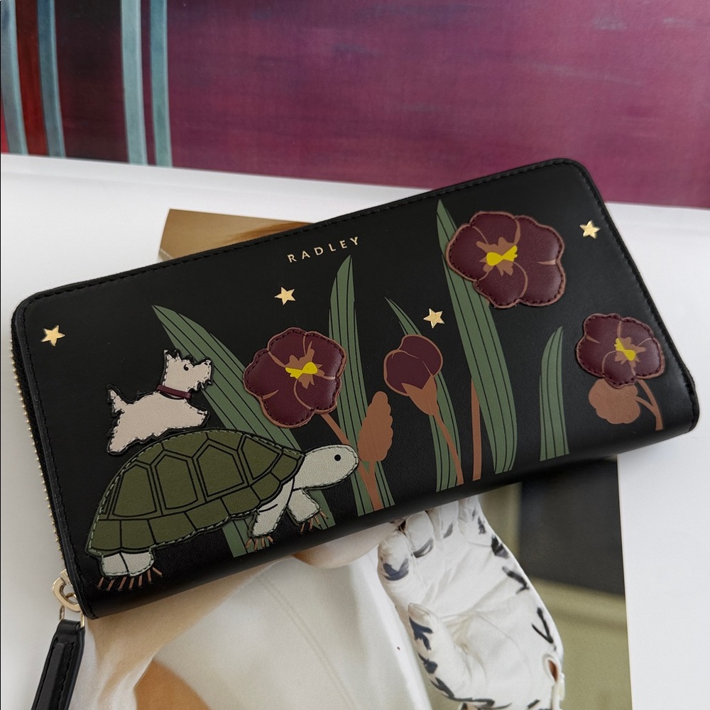 💰💵💰 RADLEY Midnight Wanderer Large Zip Around Wallet
